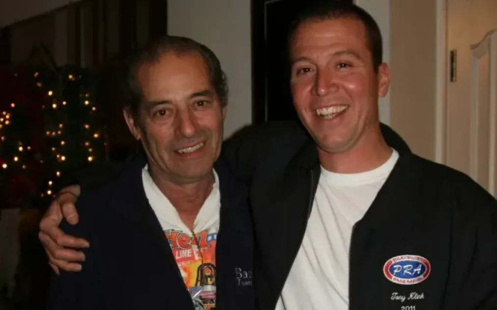 Ray Vallero and Tony Klink together in 2011, Tony wearing his PRA Pro Gas Champion jacket