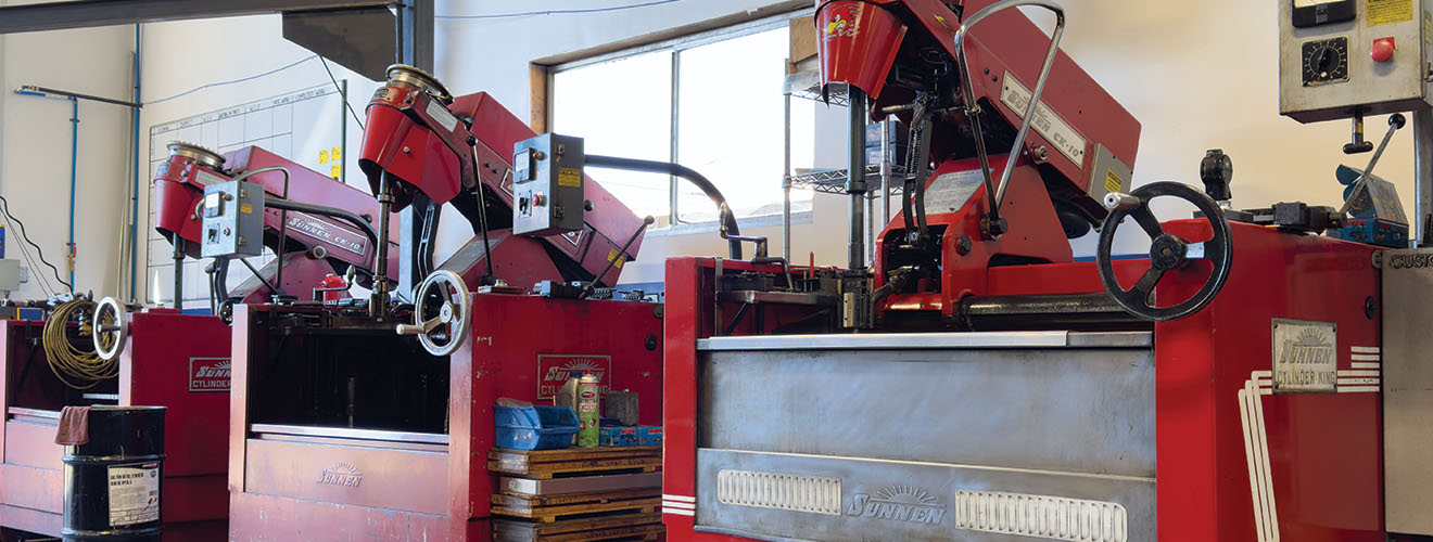 Sunnen CK-10 honing machine in the RVJ Machine shop workshop